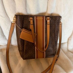 Ellen Tracy Chocolate and Caramel Tote